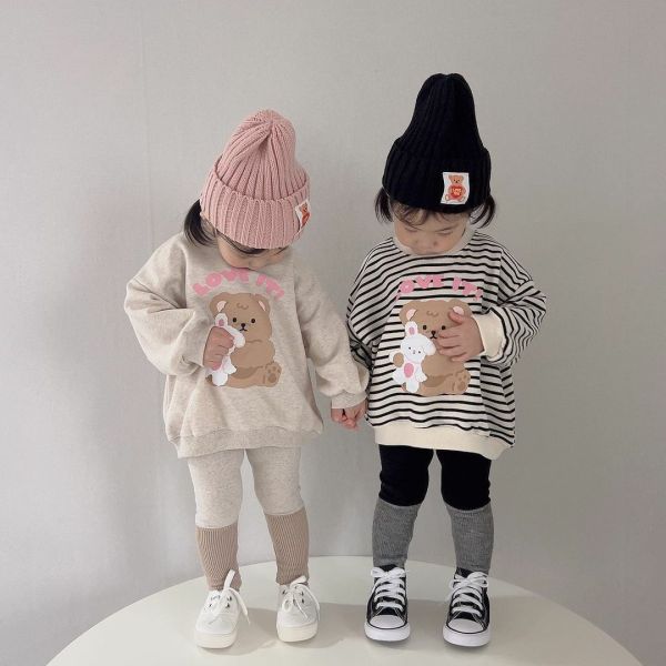 小熊兔子玩偶休閒上衣 