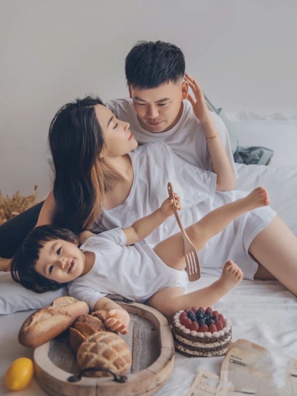 親子款黑白素色包屁衣/T恤 