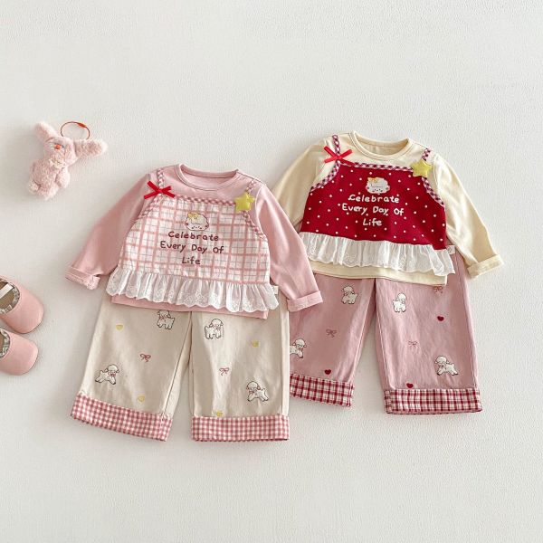 假兩件吊帶蕾絲背心早春上衣 