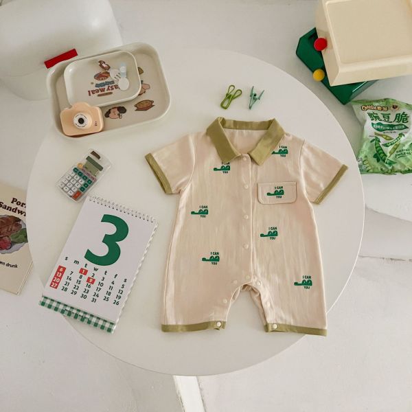 Polo領鱷魚工裝連身裝 