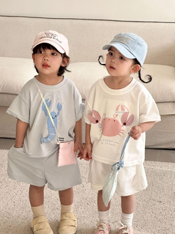 運動風超萌印花兩件式套裝 