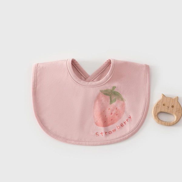 新生兒水果系列口水圍兜 