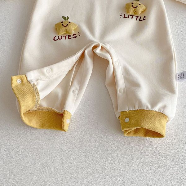 立體星星萌芽HAPPY連身裝 