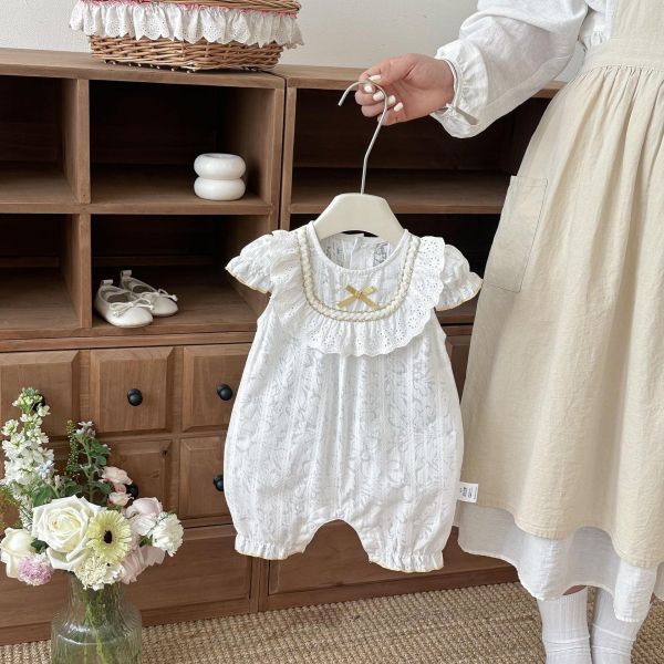 氣質方領蕾絲宮廷連身裝 