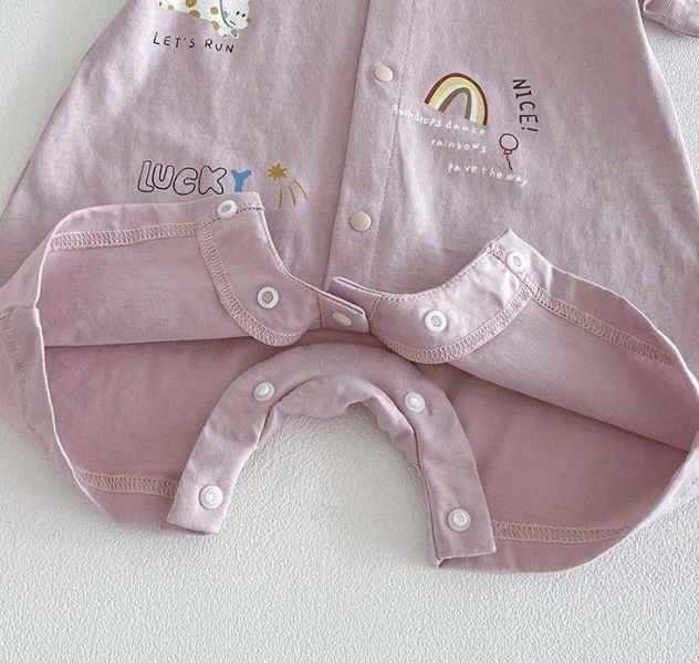 可拆式領帶-翻領塗鴉連身裝 