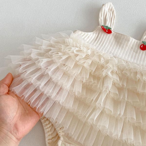 螺紋親膚櫻桃蛋糕包屁裙 