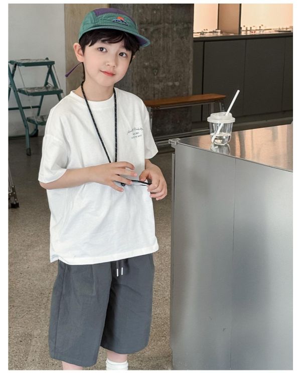 日系衝浪字母印花T恤上衣 