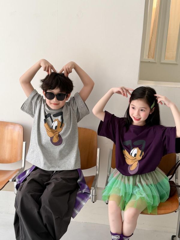 可愛高飛印花寬鬆上衣 