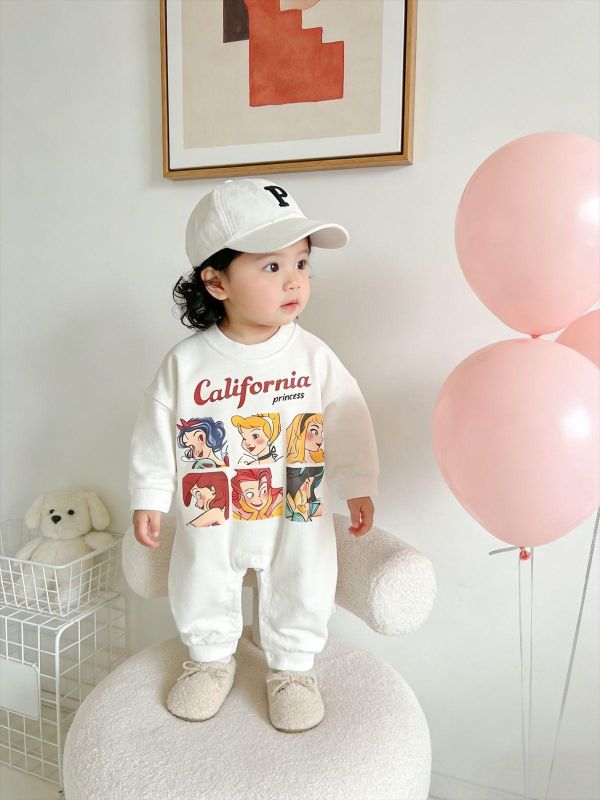 可愛卡通史努比/公主印花連身裝 