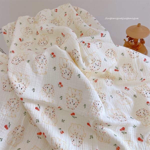 六層紗透氣柔軟純棉浴巾/蓋毯/被被 