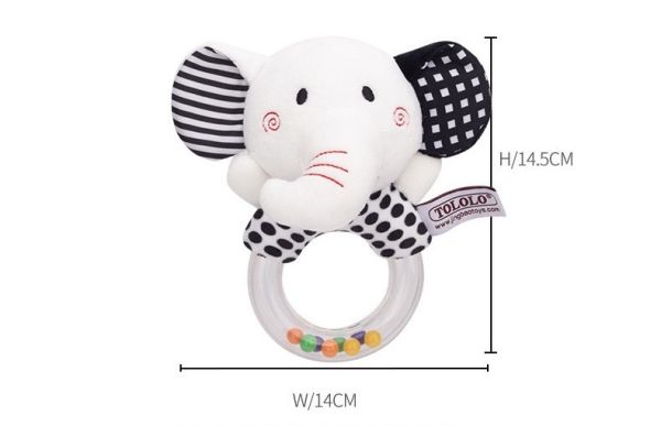 兒童早教大象/狐狸手搖套裝組 