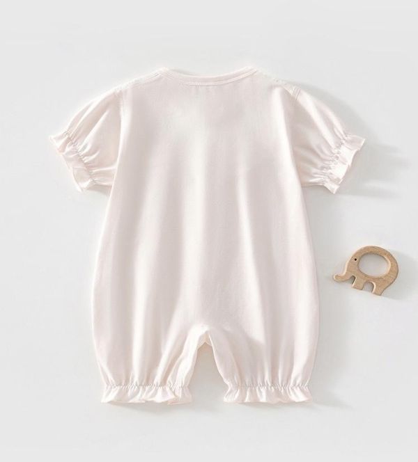 夏季超萌假圍兜開釦連身裝(2色) 