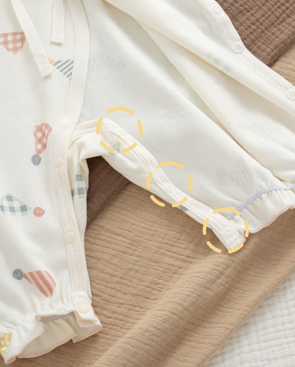 新生兒生日帽印花包屁衣/連身裝 