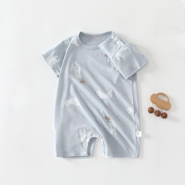 牛奶棉夏季親膚彈力連身裝 