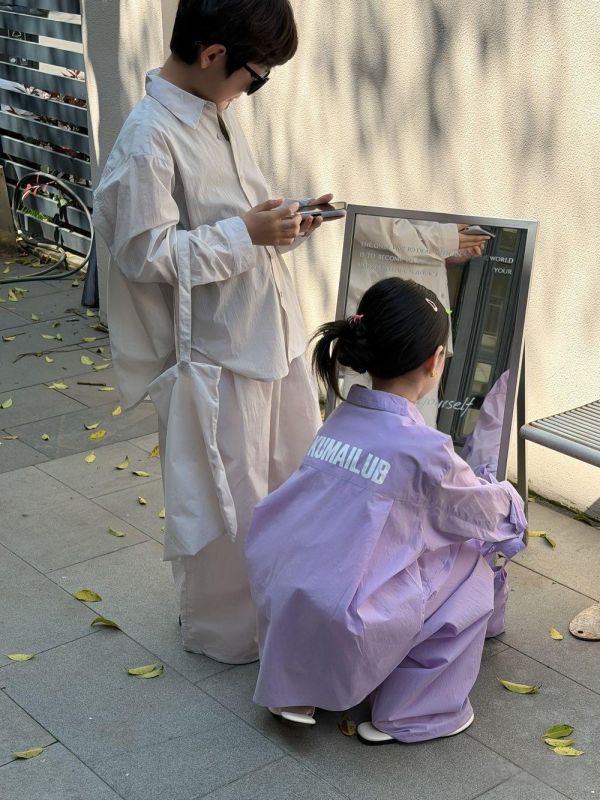 韓系質感素色防曬套裝(贈手提包) 