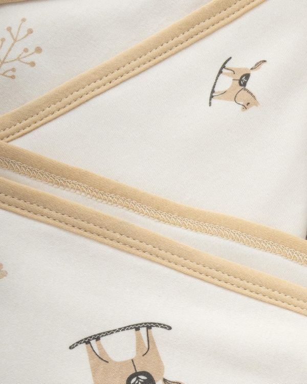 新生兒搖搖馬質感外出包巾/蓋毯/被被 