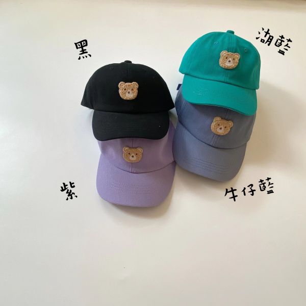 小熊刺繡棒球帽(13色) 