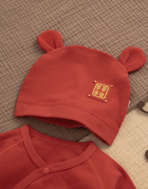 新生兒馬年新年純棉連身裝 