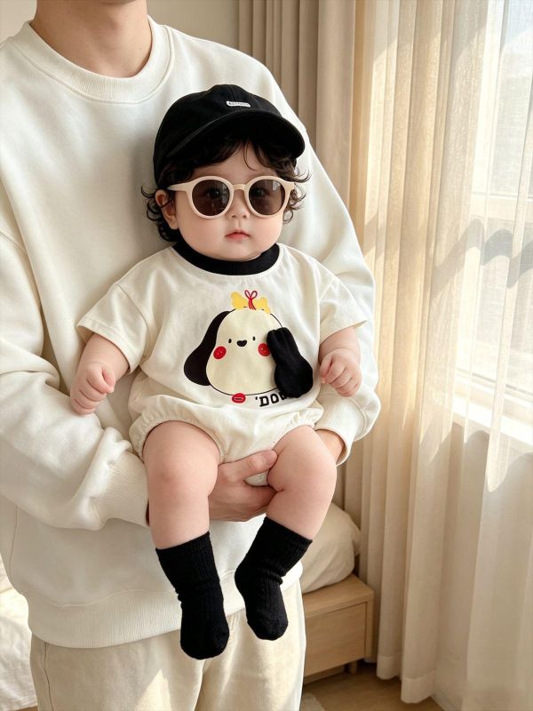 立體狗狗/恐龍可愛包屁衣(贈襪) 