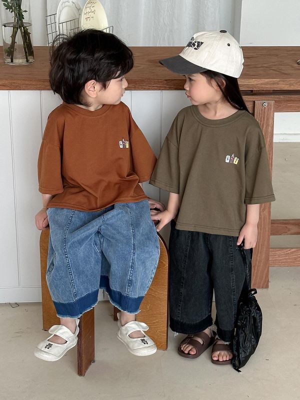 可樂汽水印花寬鬆T恤上衣(3色) 