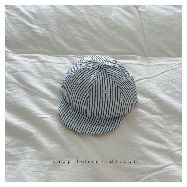 百搭簡約軟牛仔素色/條紋棒球帽 