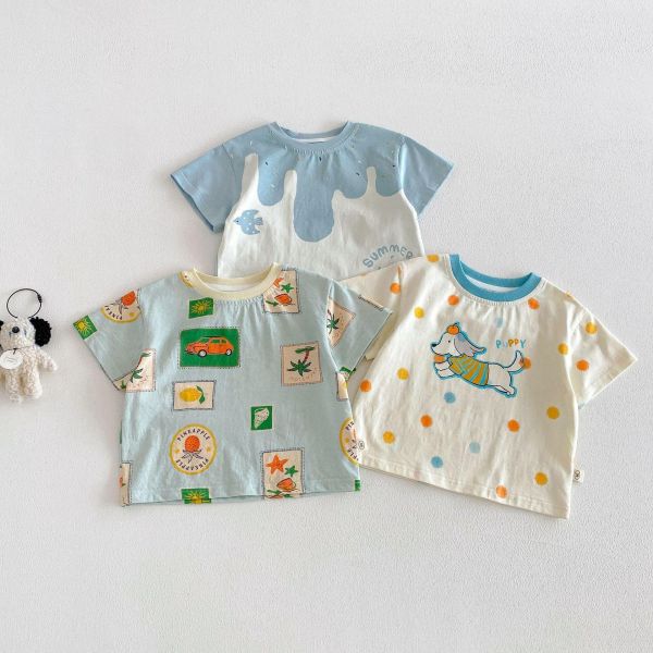 可愛童趣印花T恤上衣 