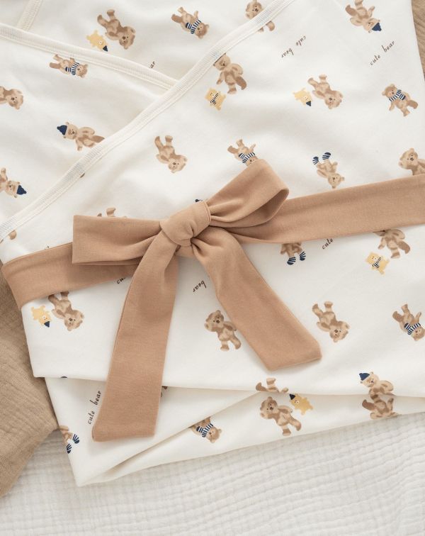 新生兒純棉外出包巾/蓋毯/浴巾 