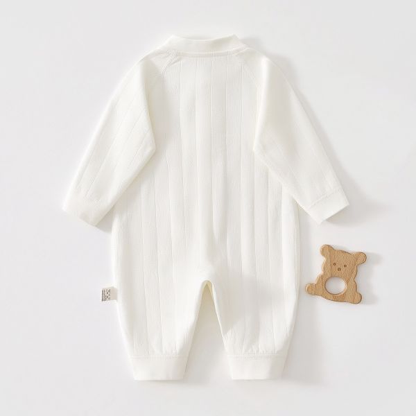 新生兒月亮兔子布標開釦連身裝(4色) 