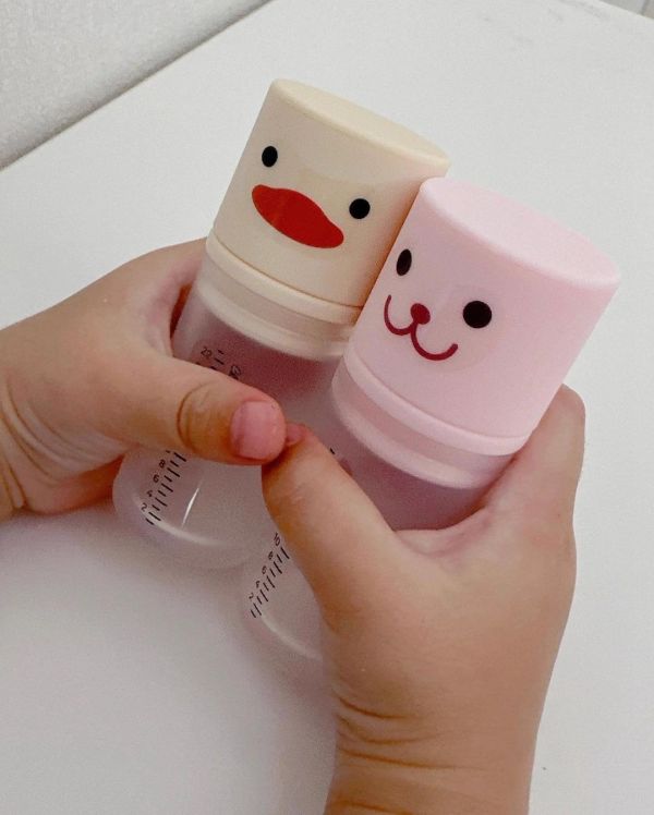 軟硅膠韓版同款小動物奶嘴式餵藥器 