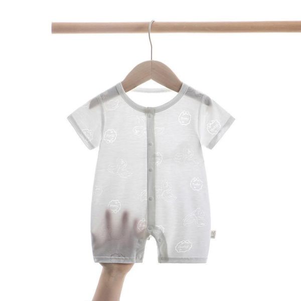 新生兒夏季超薄短袖連身裝 