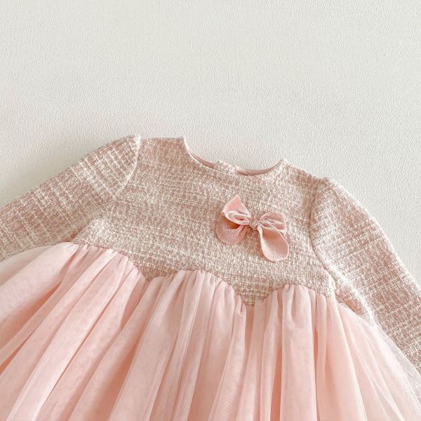 小香風網紗連身裙/打底衣/櫻桃背心套裝 