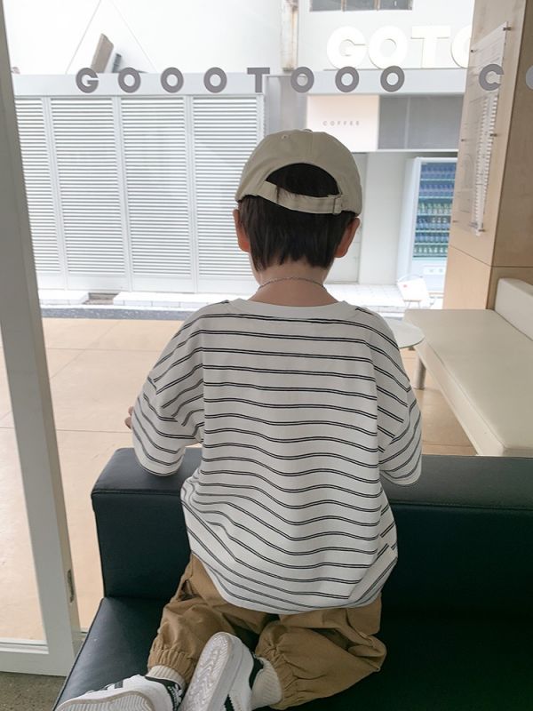 百搭經典條紋上衣T恤 