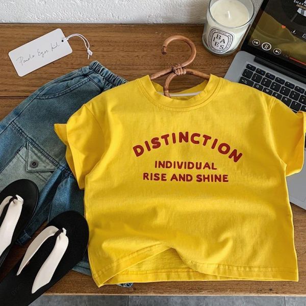 字母印花素色休閒上衣 