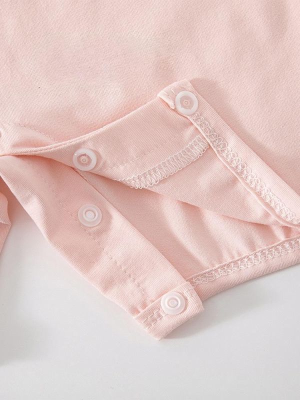 新生兒草莓花瓣領連身裝(2色) 