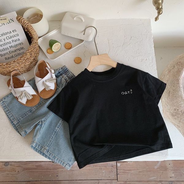 黑白塗鴉印花休閒上衣 