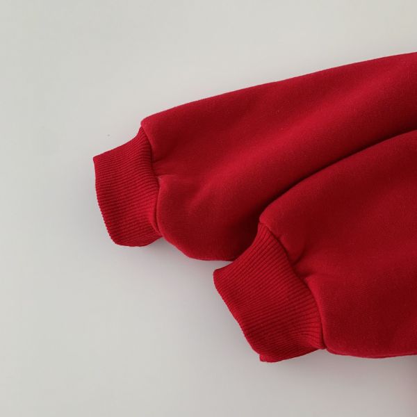 『現貨100cm』小馬新年印花加絨上衣 