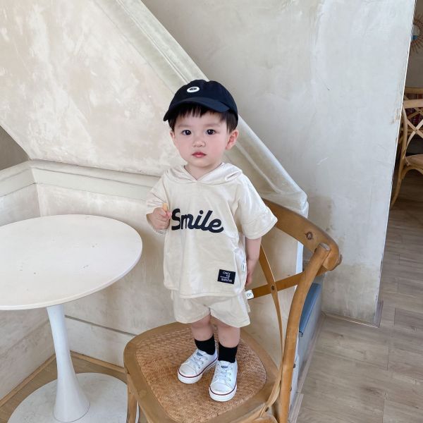 Smile寬鬆連帽套裝 