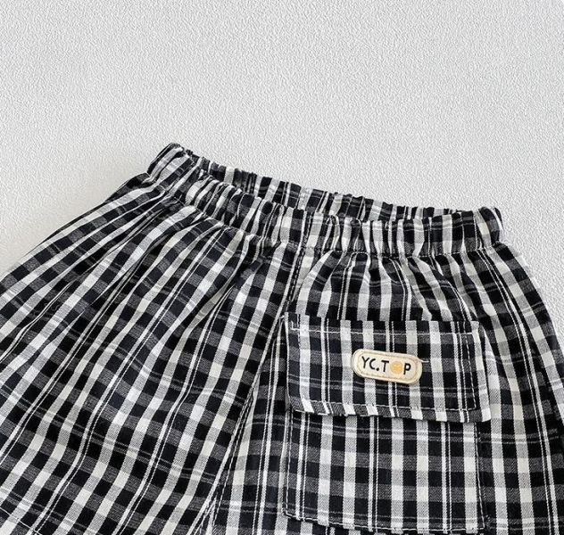 經典款！格紋襯衫兩件式套裝/背心 