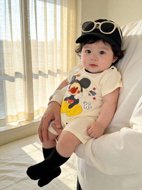 立體小紅鼻子米奇連身裝 