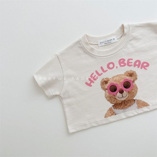 Hello Bear百搭T恤上衣 