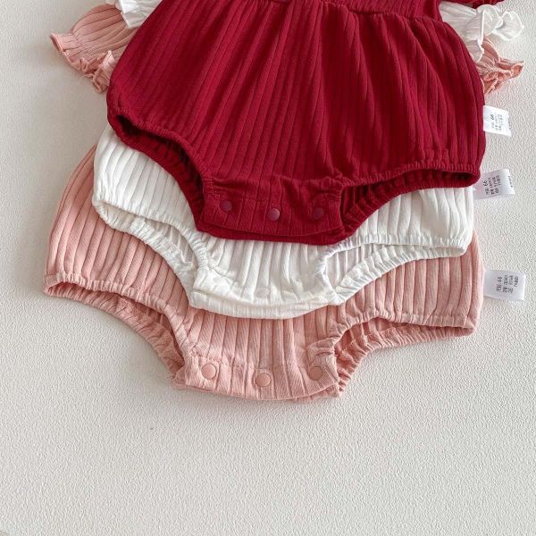 甜美宮廷風大蝴蝶結彈力包屁衣 