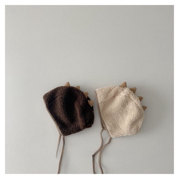 恐龍造型毛絨包頭護耳帽 