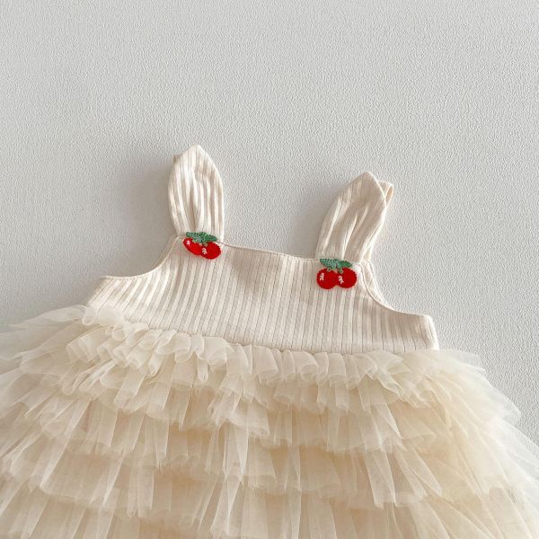 螺紋親膚櫻桃蛋糕包屁裙 