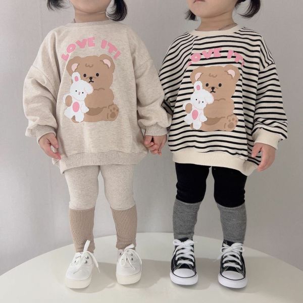 小熊兔子玩偶休閒上衣 