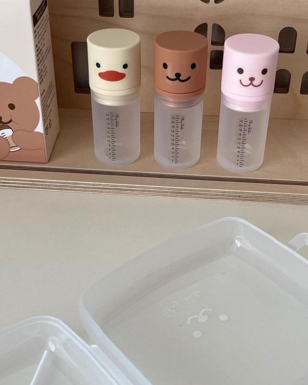 軟硅膠韓版同款小動物奶嘴式餵藥器 