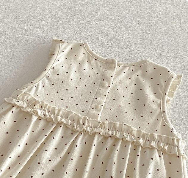 木耳邊貓咪點點包屁衣 