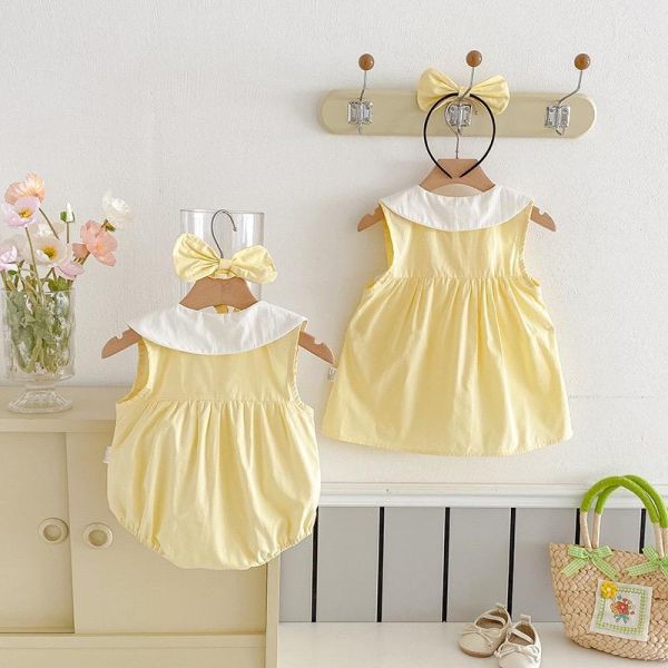 姐妹裝-貝兒公主風包屁衣/洋裝(含頭飾) 