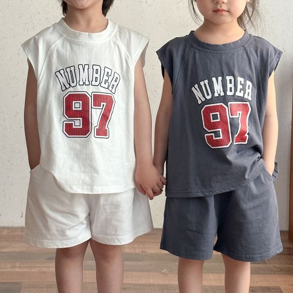夏季運動風97背心式套裝 