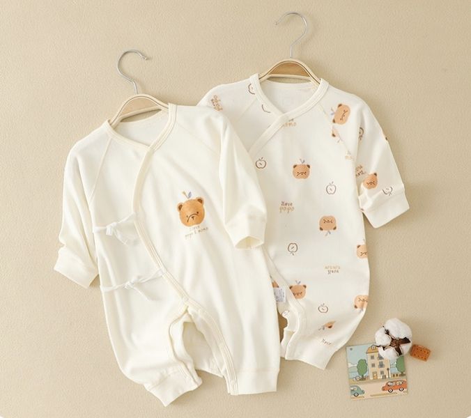 新生兒純棉新款小熊連身裝 