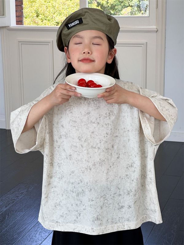 滿天星亮片噴墨寬鬆上衣 